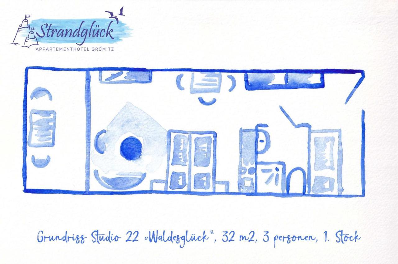 Ferienwohnung Studio 22 Waldesglück Grömitz Exterior foto